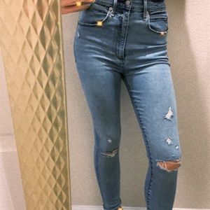 Abercrombie and Fitch ultra high rise